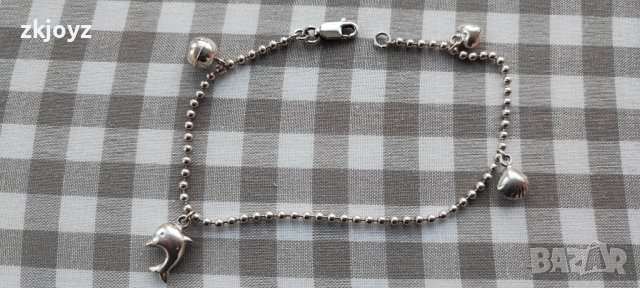 СРЕБЪРНА ГРИВНА с ЕЛЕМЕНТИ 4.60 ГРАМА/ ПРОБА 925, снимка 8 - Гривни - 44244501