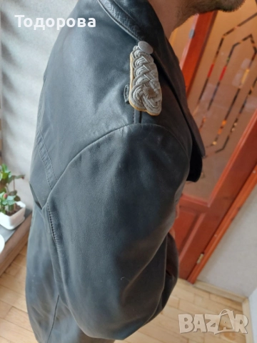 Schwarzer SS-Trenchcoat ww2(кожено военно палато на немски офицер), снимка 14 - Антикварни и старинни предмети - 52181408