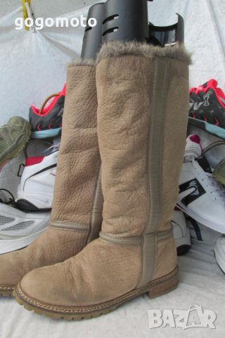 ZARA woman дамски 37- 38 кожени ботуши, 100 % естествена кожа , GOGOMOTO.BAZAR.BG®, снимка 3 - Дамски ботуши - 25855801