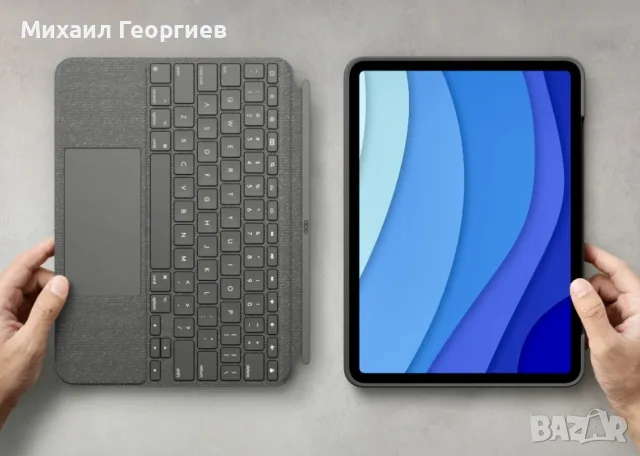 Клавиатура за iPad Pro 11 инча Logitech Combo Touch, снимка 6 - Клавиатури и мишки - 55872543