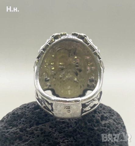 Сребърен пръстен уникат, снимка 8 - Пръстени - 53649462