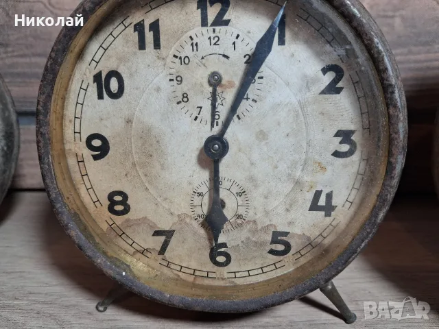 Лот Стари Будилници за части реставрация Юнгханс Густав Бекер, снимка 4 - Антикварни и старинни предмети - 56239670