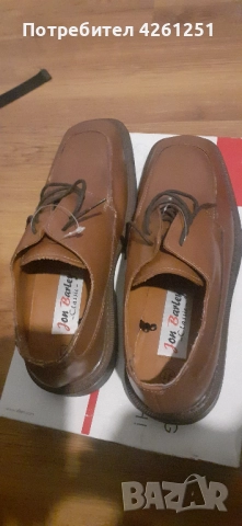 продавам чисто нови английски от естествена кожа обувки, марка Джон Барли.  номер 42, снимка 4 - Ежедневни обувки - 52242130