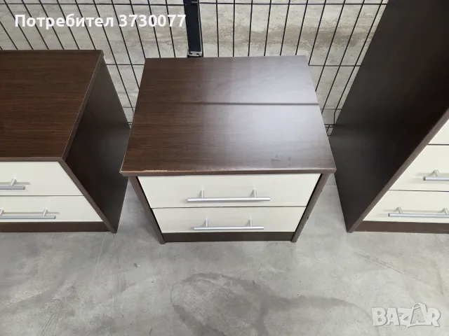 Скрин + 2 нощни шкафчета, снимка 4 - Скринове - 55853800