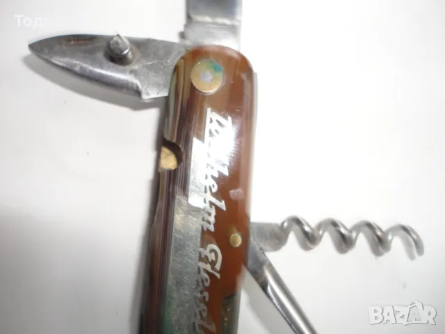 Уникален нож ножка Kaufmman K55K Solingen, снимка 7 - Ножове - 49095164