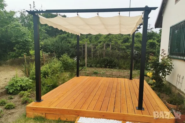 НОВА Градинска пергола 300/300 с подвижен покрив, снимка 2 - Други - 44893184
