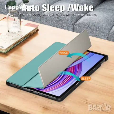 Honor Pad X9a 11.5" / X8a 11" 2024 / X9 / Кожен смарт калъф кейс за таблет, снимка 12 - Таблети - 48519865