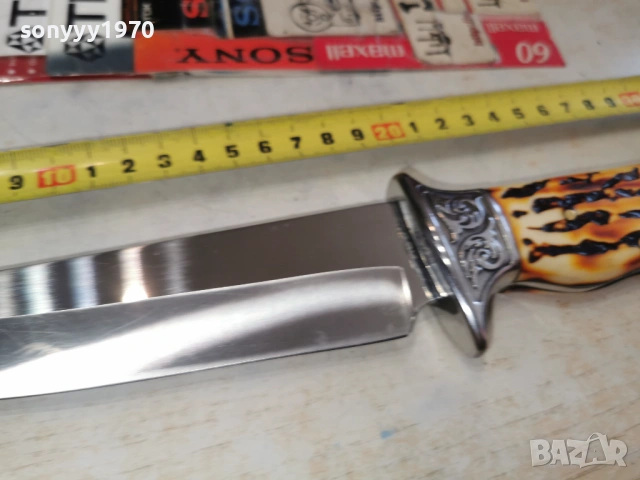 НОЖ С КРАСИВА ДРЪЖКА 1103260738, снимка 3 - Ножове - 53791115