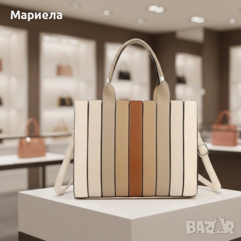 Дамска чанта от еко к о ж а в 6 цвята - стил и качество!, снимка 4 - Чанти - 53342325