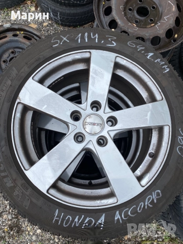 Лети джанти с гуми 17 цола 5х114.3, снимка 13 - Гуми и джанти - 52306060