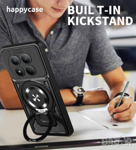 Xiaomi Redmi Note 15 Pro 5G / 15 Pro+ / RUGGED MAGSAFE Удароустойчив кейс калъф гръб с пръстен, снимка 9 - Калъфи, кейсове - 53605952
