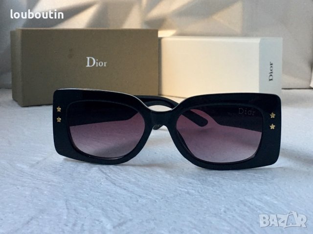 Dior 2023 дамски слънчеви очила правоъгълни 2 цвята, снимка 4 - Слънчеви и диоптрични очила - 41957333