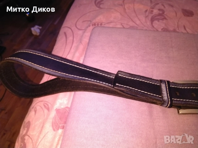 Колан естествена кожа дълъг 130см на 4см , снимка 5 - Колани - 53322462