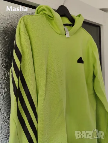 Оригинален суитшърт/худи Adidas Future Icons 3-Stripes – Размер S, снимка 4 - Суичъри - 56119316