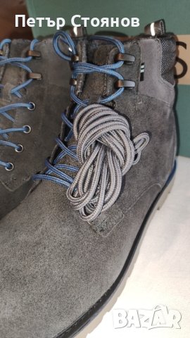 Разкошни мъжки боти от естествен велур TOMS №47 1/2, снимка 7 - Мъжки боти - 42228604