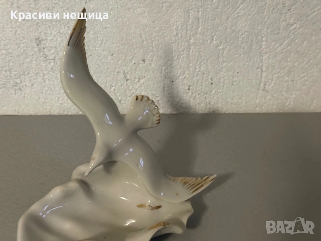 Стара порцеланова чинийка/пепелник, снимка 3 - Антикварни и старинни предмети - 53099777