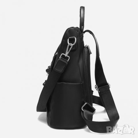 Дамска чанта раница Elora Black, снимка 11 - Раници - 41478809
