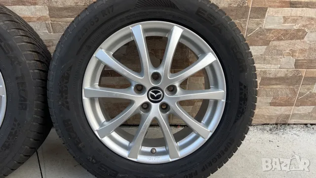 Джанти + Зимни гуми MAZDA CX-5 17/225/65 DOT: 1824 - ПЕРФЕКТНИ !!!, снимка 3 - Гуми и джанти - 55826100