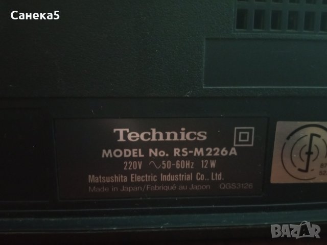 Technics RS-M226A, снимка 7 - Декове - 41635204