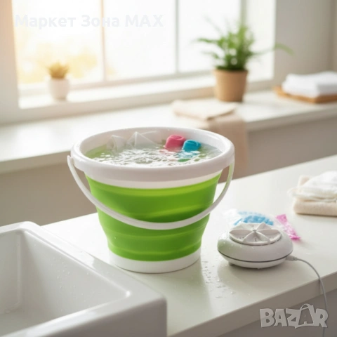 Мини пералня за дрехи – компактното решение за бързо пране у дома и на път, снимка 2 - Други - 53296209