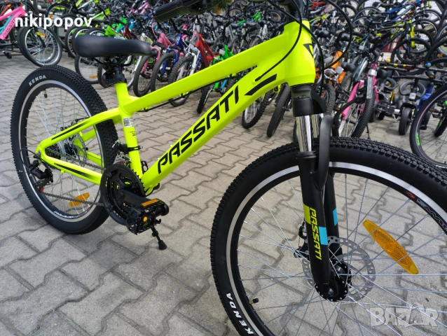 PASSATI Алуминиев велосипед 24" ALUMINIUM жълт, снимка 5 - Велосипеди - 53839198