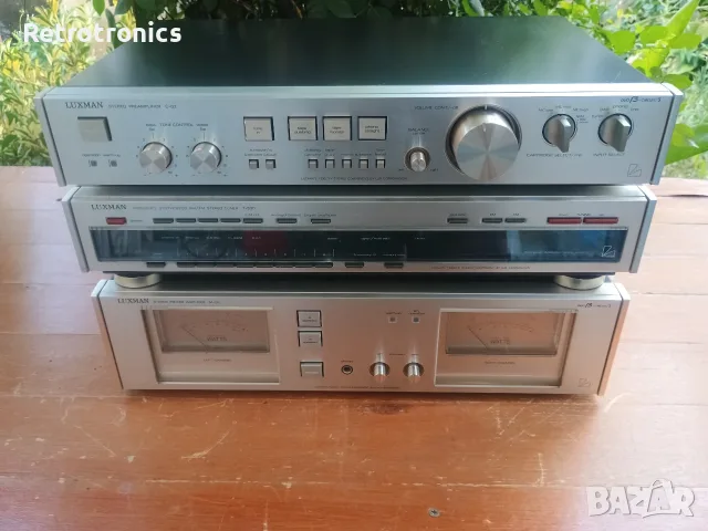 Luxman C-02 / M-02 / T-02 (T-530)– ТОП състояние, снимка 7 - Ресийвъри, усилватели, смесителни пултове - 56064273