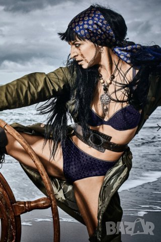 Marlies Dekkers -M- Пиратска кралица-Луксозни бразилианки с черни и златни точки, снимка 5 - Бельо - 42453588