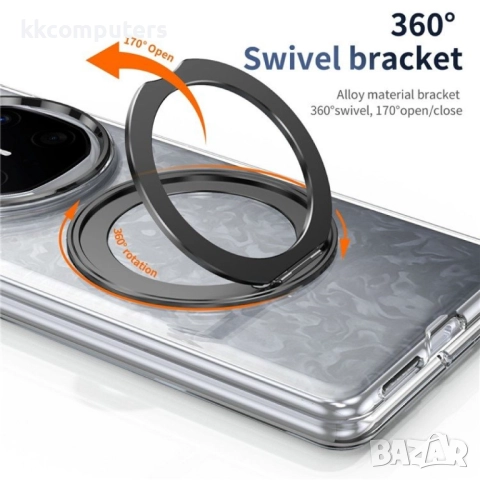 Huawei Mate X6 Удароустойчив Калъф с Магнитна Стойка и Скрийн Протектор – Черен, Сребрист, Златист, снимка 9 - Калъфи, кейсове - 51955074