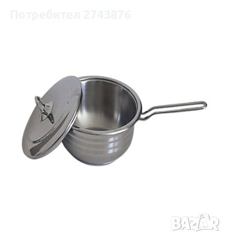  КАСЕРОЛА КМ МОДЕЛ ST 02 18 СМ МЕТАЛЕН КАПАК, снимка 1