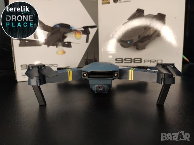 #ХИТ Нов DRON 998, 4K ULTRA HD; WIFI HPV 2.4G, Камера 2MP приложение за телефонна предаване на живо,, снимка 7 - Друга електроника - 39931008