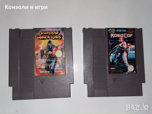 Ninja Gaiden 1 и Robocop 1 - игри за Nintendo - Nes 