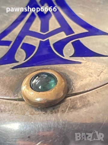Оригинална имперска сребърна кутийка Fabergé, Русия, преди 1917 г., със сертификат, снимка 9 - Колекции - 53087534