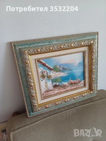 Картина с морски пейзаж, снимка 6 - Картини - 51219256