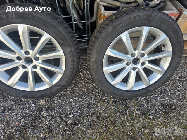 Лети джанти 17" с зимни гуми за VW Passat B8  , снимка 3 - Гуми и джанти - 52710526