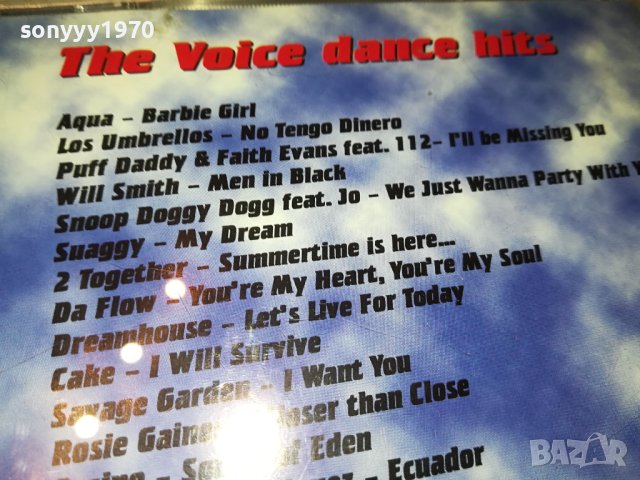VOICE DANCE HITS CD 1309231122, снимка 10 - CD дискове - 42175283