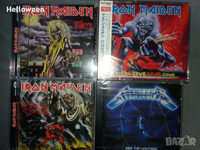 Iron Maiden,Metallica,Death,Helloween, снимка 1 - CD дискове - 44216200