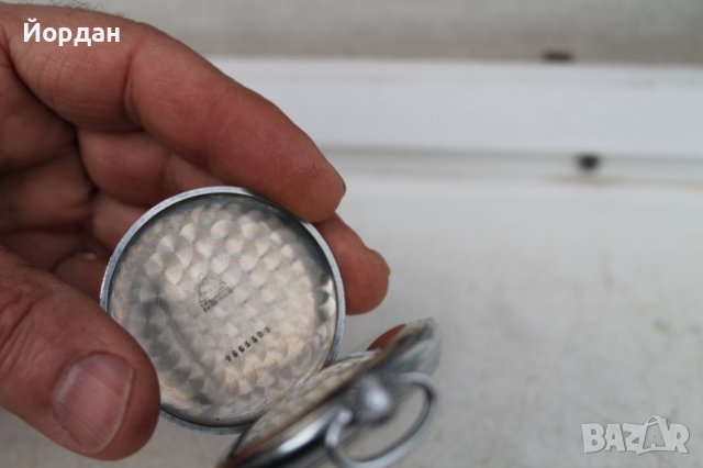 Джобен часовник ''Омега'' порцеланов циферблат 48 мм, снимка 8 - Колекции - 39376467