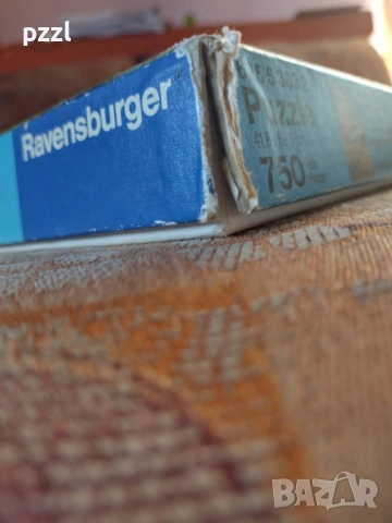 Пъзел "Two Island Ponies” Ravensburger 1980г. 750 части, снимка 3 - Пъзели - 53699042