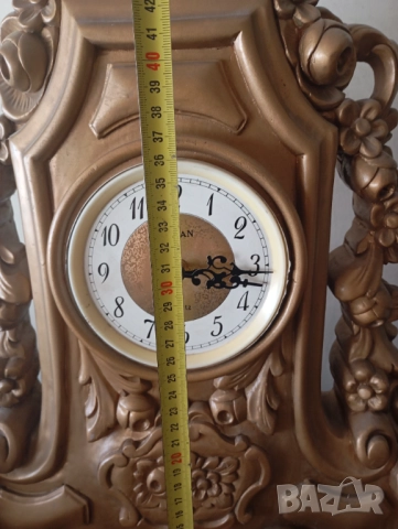 Винтидж настолен,каминен часовник, снимка 3 - Антикварни и старинни предмети - 30552100