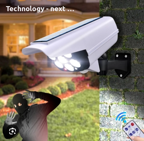 Соларна Лампа Камера с дистанционно 180W Мощност 77LED, снимка 3 - Соларни лампи - 52643674