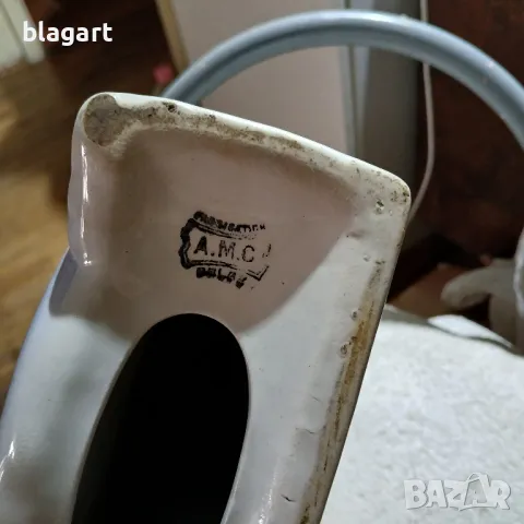  каминен часовник-порцелан Германия, снимка 3 - Стенни часовници - 47292746