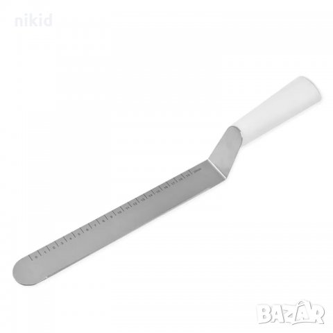 Дълга метална шпатула оразмерена за заглаждане на торти палачинки и др, снимка 3 - Аксесоари за кухня - 35837405