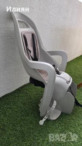 ДЕТСКО СТОЛЧЕ ЗА ВЕЛОСИПЕД GRUVI, ЗА БАГАЖНИК  Polisport Decathlon , снимка 3 - Аксесоари за велосипеди - 50148582