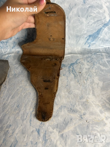 Стари Военни Кобури Кобур Наган Люгер За Реставрация, снимка 4 - Антикварни и старинни предмети - 52310994