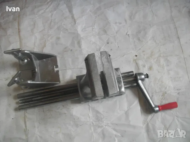 Швейцарско Алуминиево Дърводелско МЕНГЕМЕ Захват 21,5 см Почти Ново ZYLIZZ SWISS MADЕ със стойка, снимка 17 - Менгемета - 47364982