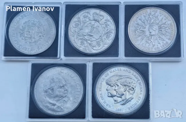 Здравейте продавам възпоменателни и юбилейни UNC 25 Пенса и Шилинги Англия - UK, снимка 3 - Нумизматика и бонистика - 49601317