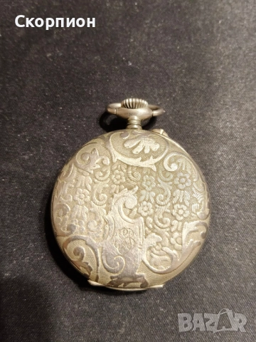 Швейцарски джобен часовник с посребрени капаци ULTRA 1905г., снимка 12 - Джобни - 46785314
