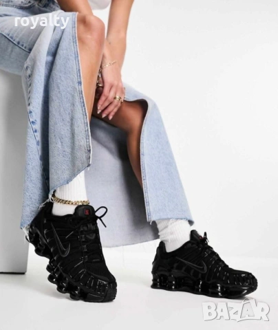 Nike Shox TL Black Мъжки Оригинални Маратонки 40-44 Номер , снимка 2 - Маратонки - 53665930
