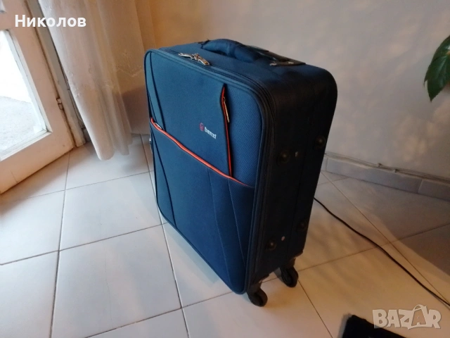 Куфар 4бр колелца "олекотен 1,2кг" 45/40/25см "Benzi" "10€"!+Доставка!, снимка 6 - Куфари - 53383750