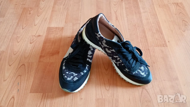 Twinset спортни обувки от естествен велур и дантела, снимка 3 - Дамски ежедневни обувки - 53475554